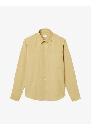 Regular-fit cotton-corduroy shirt