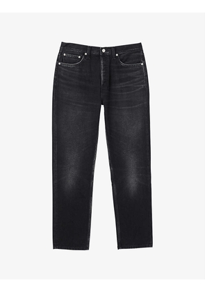 Straight-fit organic cotton-denim jeans