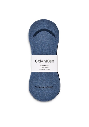 Calvin Klein Mid-Cut Footie (Pack of 2)