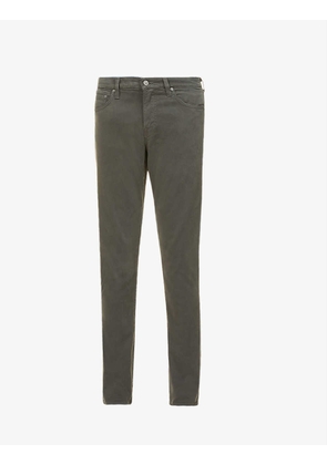 London slim-fit tapered stretch-denim jeans
