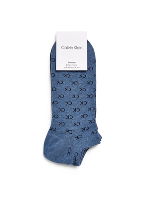 Calvin Klein Logo Ankle Socks (Pack of 2)