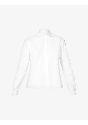 The Girlfriend A-line organic-cotton shirt