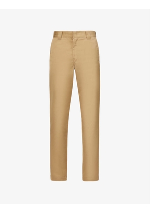 Master mid-rise straight-leg woven trousers