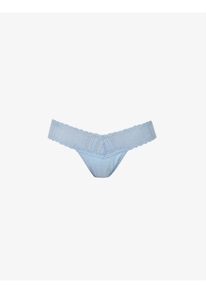 ECO Rx low-rise ribbed stretch-woven thong