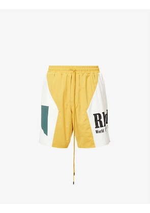 Relaxed-fit logo-print woven shorts