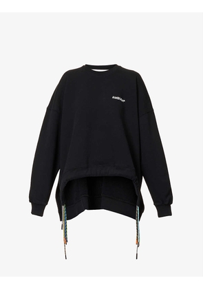 Multi-cord cotton-jersey sweatshirt