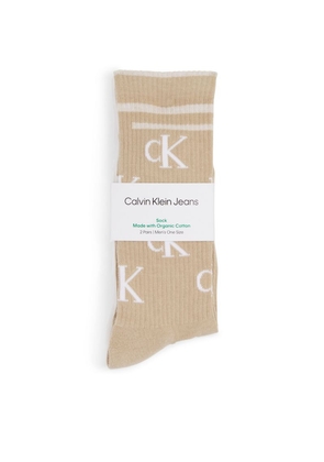 Calvin Klein Organic Cotton-Blend Socks (Pack of 2)