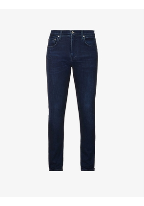 Matteo relaxed-fit tapered-leg stretch-denim jeans