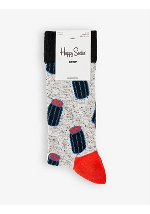 Salt and Pepper cotton-blend socks