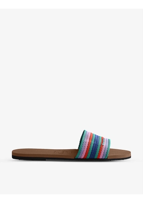 You Malta striped rubber sandals