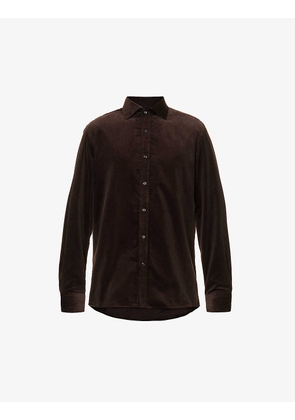 Ashton regular-fit corduroy cotton shirt
