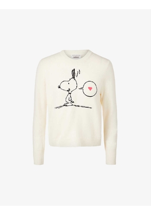 Chinti & Parker x Peanuts Snoopy Love wool and cashmere-blend jumper