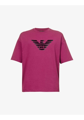 Eagle-print regular-fit cotton-jersey T-shirt