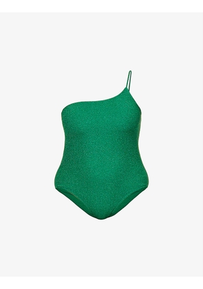 Sparkle Hot Shoulder one-shoulder swimsuit