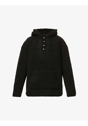 Relaxed-fit woven hoody