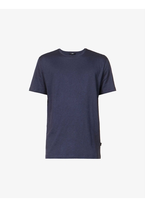 Regular-fit cotton-blend T-shirt