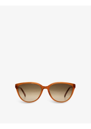 Pre-loved Gucci cat-eye acetate sunglasses