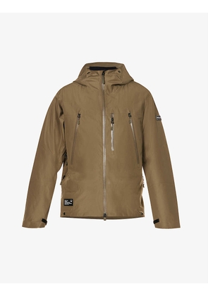 Tech Ripstop Patrol brand-patch relaxed-fit shell jacket