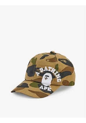 Logo-embroidered camouflage-print cotton baseball cap