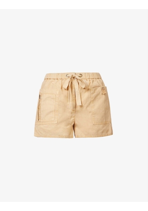 Norma loose-fit cotton shorts