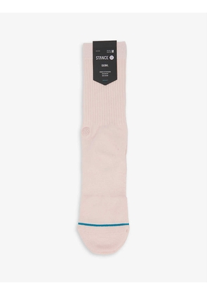 Icon branded stretch-cotton blend socks