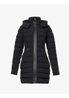 Farren quilted regular-fit shell-down hooded coat