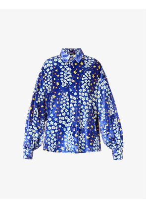 Senia relaxed-fit floral-print shirt