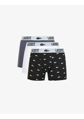 Logo-print pack of three recycled-polyester-blend trunks