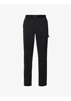 Maxtrail detachable-belt straight-leg recycled-polyester-blend trousers