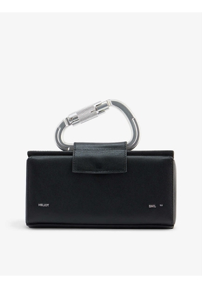 Carabiner leather clutch