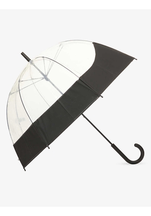 Semi-transparent plastic umbrella