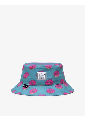 Simpson Norman graphic-print cotton bucket hat