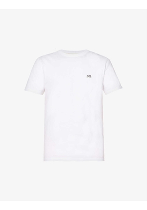 Niels brand-patch regular-fit organic-cotton jersey T-shirt