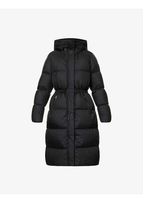 Ishani quilted regular-fit shell-down coat