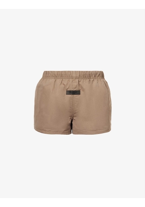 ESSENTIALS logo-tab cotton-blend shorts