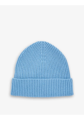 Essentials ribbed wool and cashmere-blend beanie
