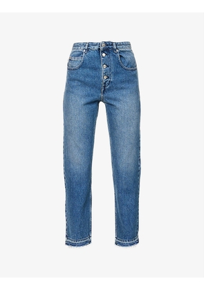 Belden straight-leg mid-rise denim jeans