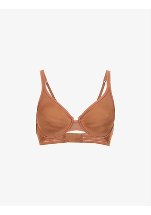 NUFIT soft-cup stretch-woven bra