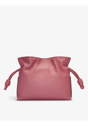 Flamenco mini leather clutch bag