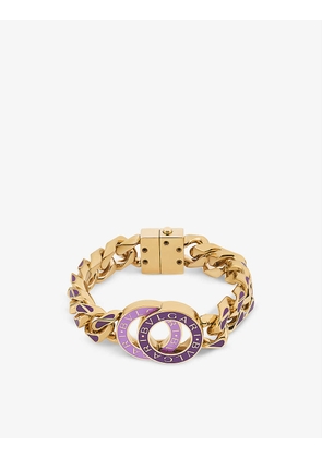 Bvlgari Bvlgari light gold-plated brass bracelet
