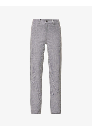 Saria regular-fit cotton trousers