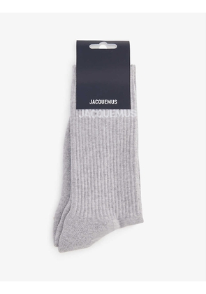 Les Chaussettes Jacquemus logo-design organic cotton-blend socks