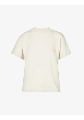 ESSENTIALS brand-appliqué cotton-blend T-shirt