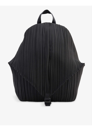 Pleats knitted backpack