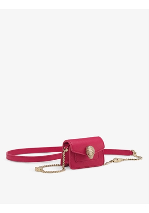Serpenti Forever leather micro bag