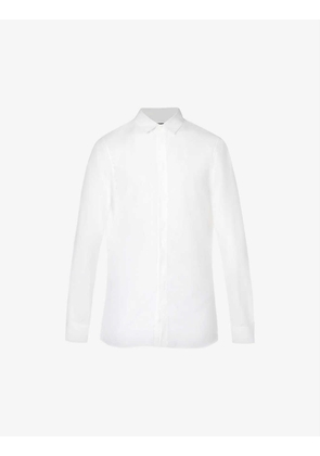 Monday slim-fit cotton-poplin shirt