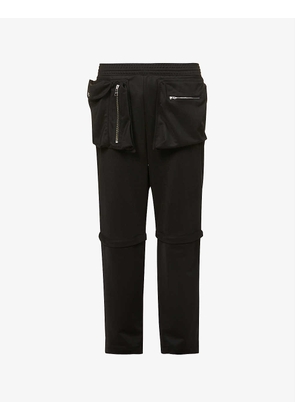 Convertible Utility relaxed-fit straight-leg woven trousers