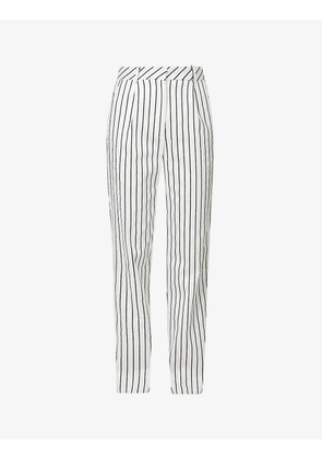 Kea striped stretch-cotton trousers