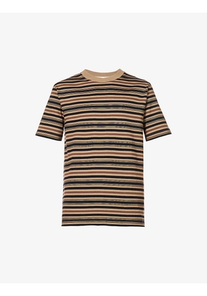 Johannes striped organic-cotton jersey T-shirt