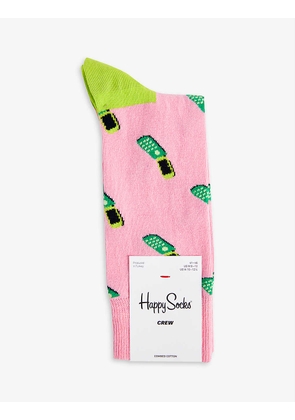 Call Me Maybe graphic-print stretch cotton-blend socks